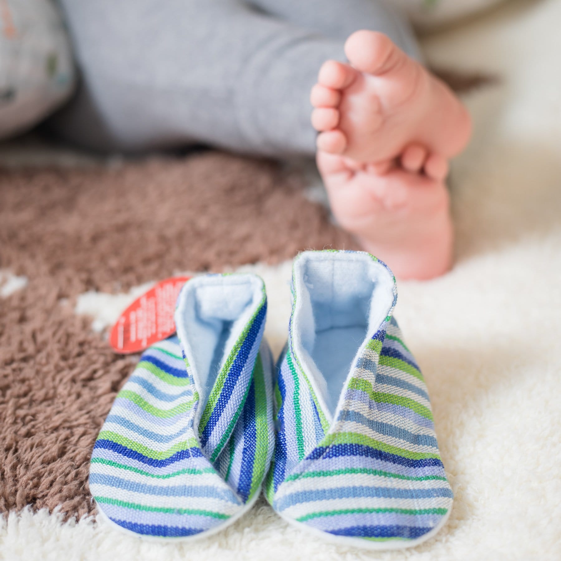 Handwoven Baby Booties Kids La Vie Bien Handwoven Baby Booties