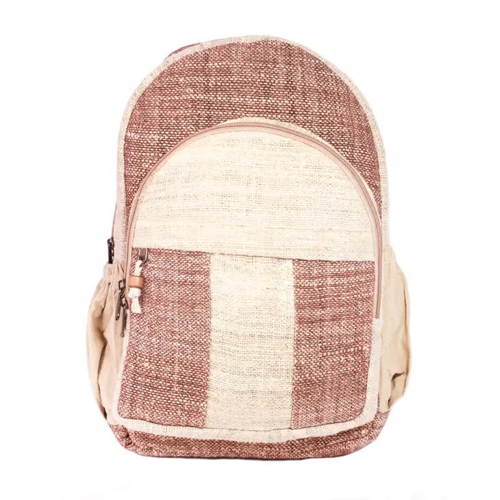 Handwoven Hemp Backpack Backpacks La Vie Bien Handwoven Hemp Backpack