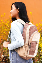 Handwoven Hemp Backpack Backpacks La Vie Bien Handwoven Hemp Backpack