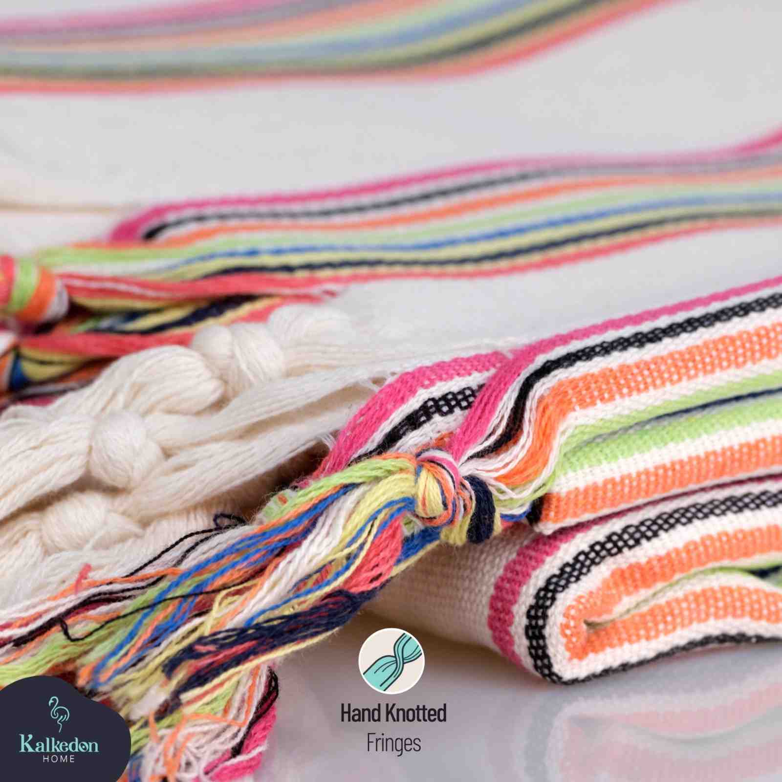 Rainbow Turkish Blanket - 100% Premium Turkish Cotton