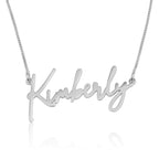 Handwriting Name Necklace La Vie Bien Handwriting Name Necklace