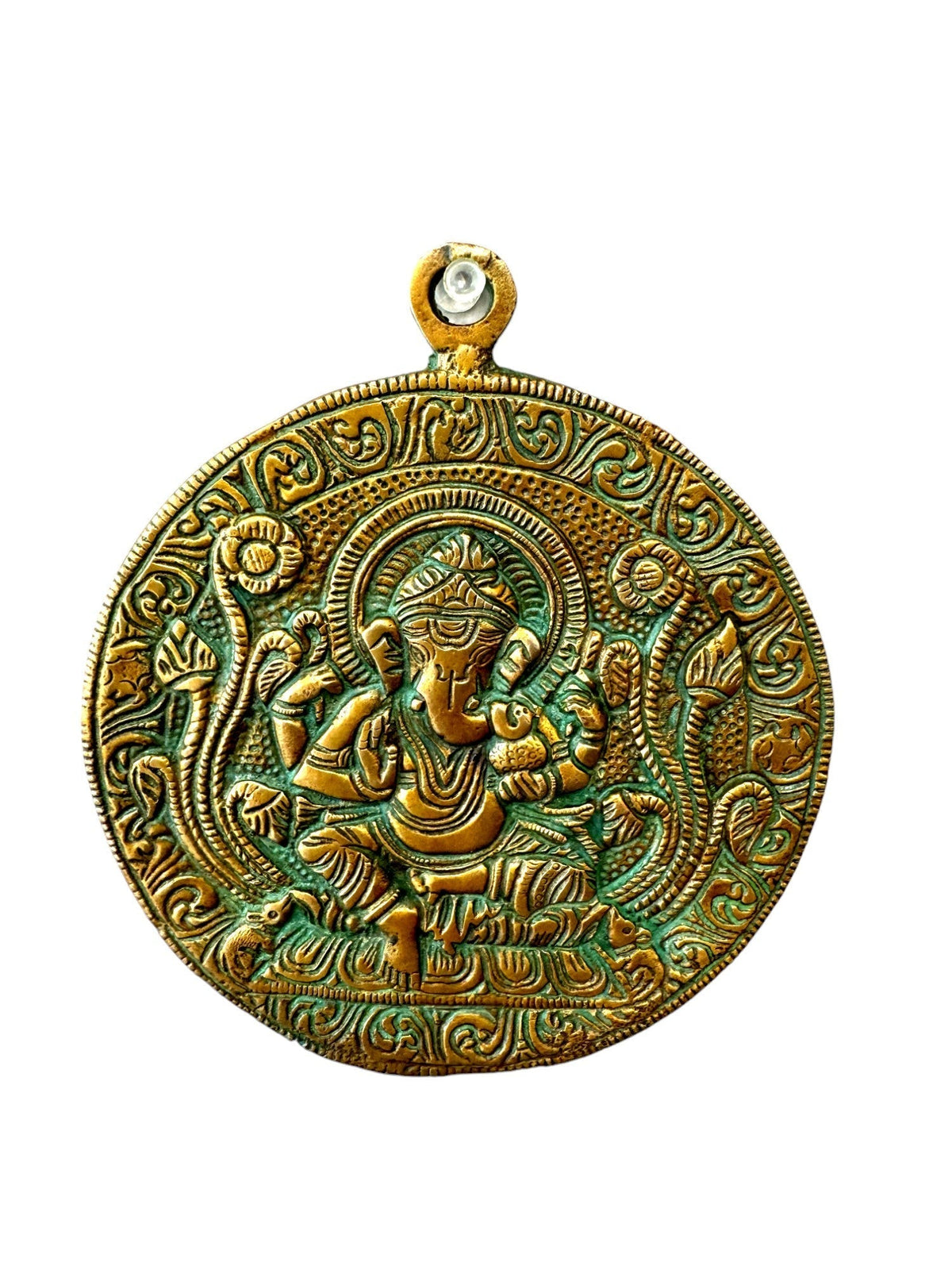 Hanging Ganesha Plate Mandir items La Vie Bien Hanging Ganesha Plate