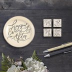 Happily Every After Pen Set | Set of 2 Giftable Wedding Pens in Box | Refillable by The Bullish Store