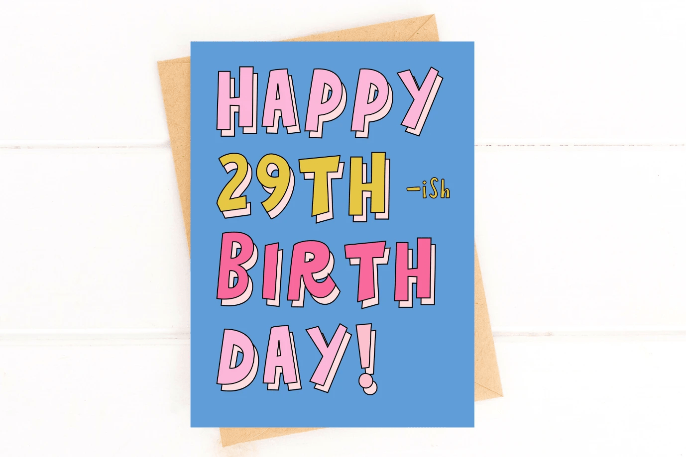 Happy 29th-ish Birthday 30th Birthday Card by Five Dot Post
