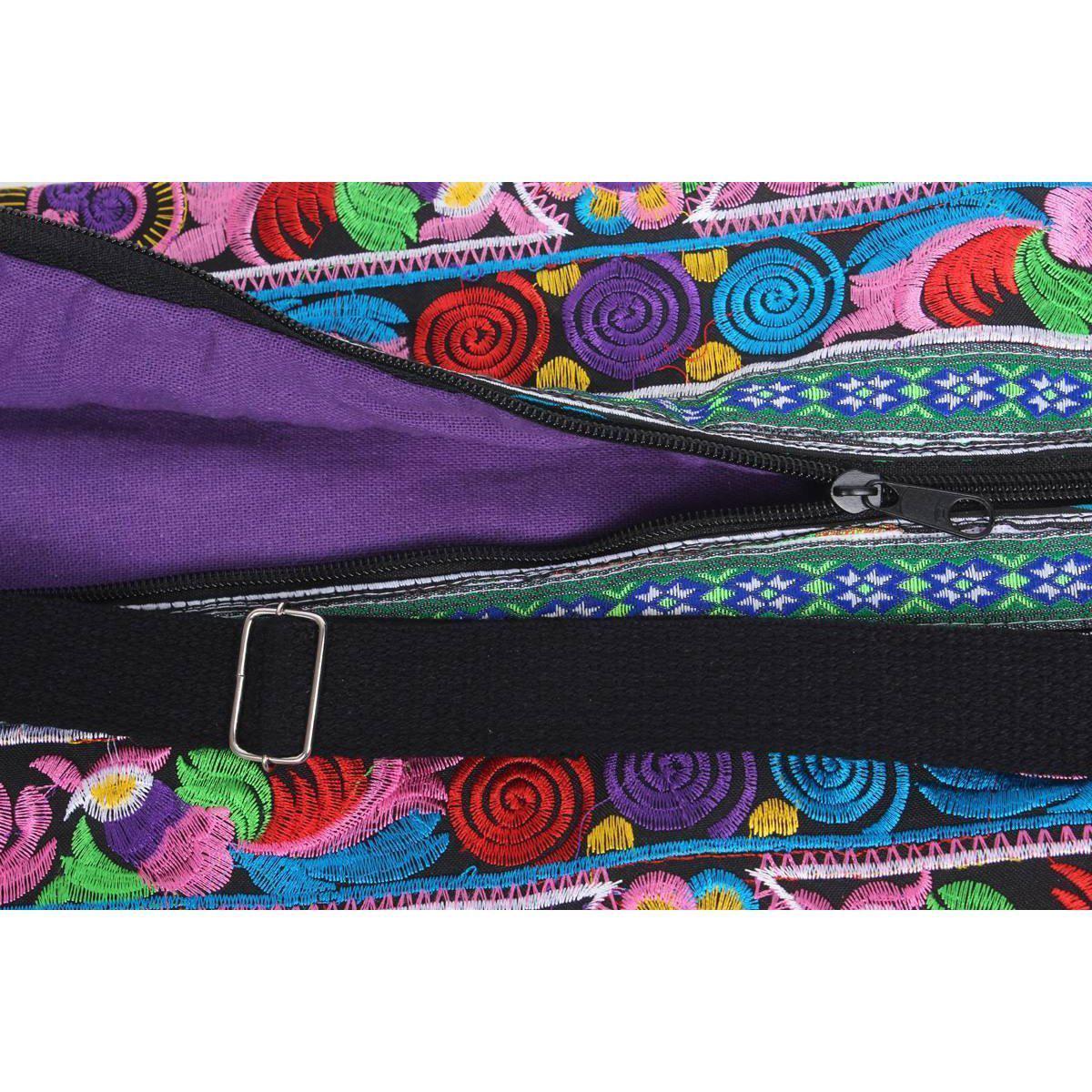 Happy Birds Embroidered Hmong Yoga Bag - Thailand Bags La Vie Bien Happy Birds Embroidered Hmong Yoga Bag - Thailand