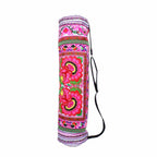 Happy Birds Embroidered Hmong Yoga Bag - Thailand Bags La Vie Bien Happy Birds Embroidered Hmong Yoga Bag - Thailand