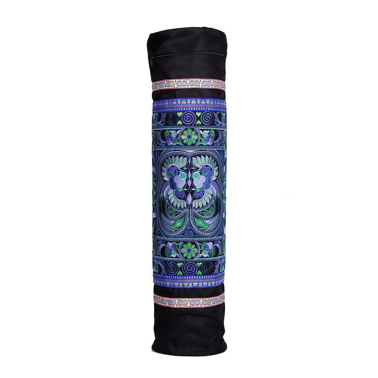 Happy Birds Embroidered Hmong Yoga Bag - Thailand Bags La Vie Bien Happy Birds Embroidered Hmong Yoga Bag - Thailand