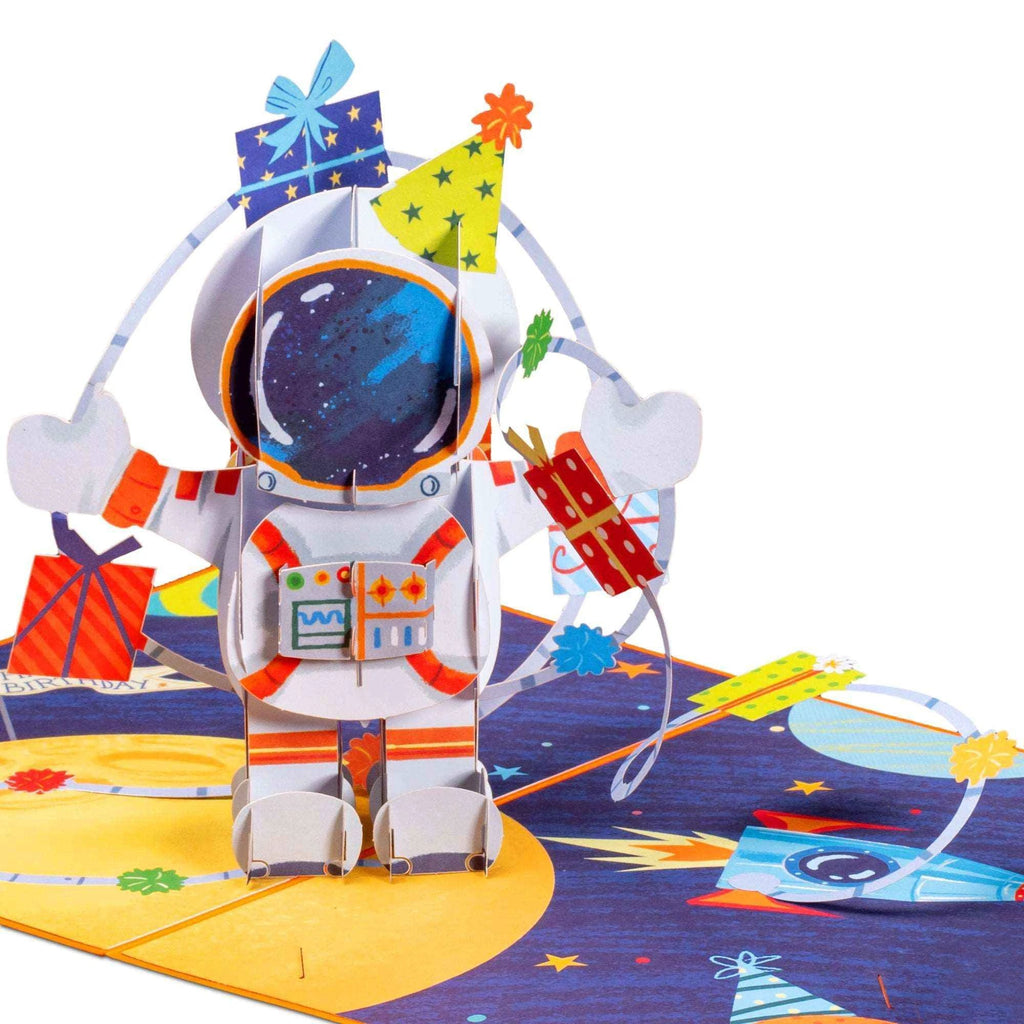 Happy Birthday Astronaut Pop Up Card by Paper Love