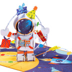 Happy Birthday Astronaut Pop Up Card by Paper Love