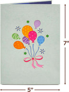 Happy Birthday Balloons Pop Up Card by Paper Love