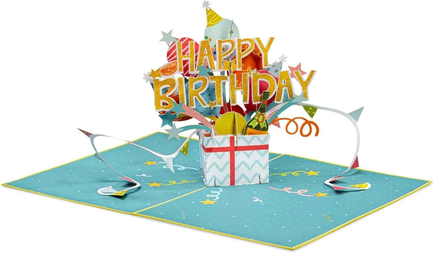 Happy Birthday Box Pop Up Card by Paper Love