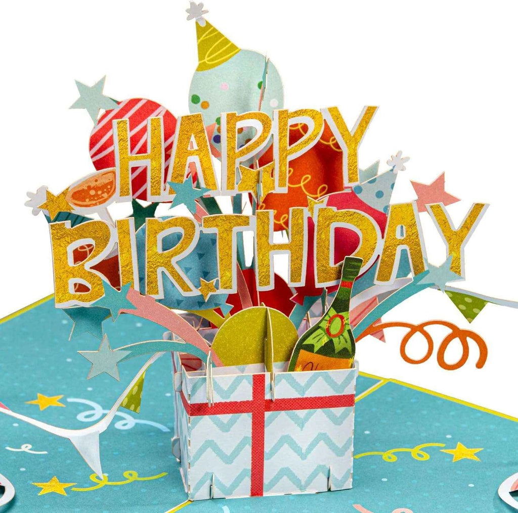 Happy Birthday Box Pop Up Card by Paper Love