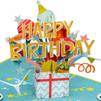 Happy Birthday Box Pop Up Card by Paper Love