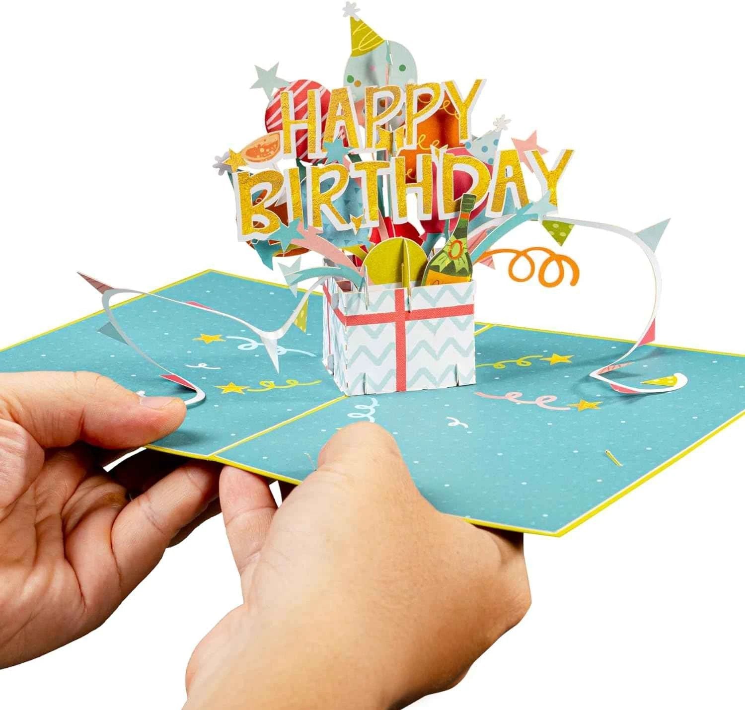 Happy Birthday Box Pop Up Card by Paper Love
