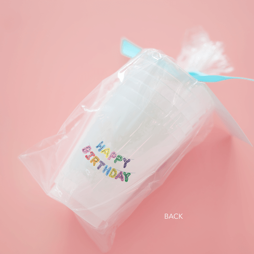 Happy Birthday Frosted Cup (Double - Sided) Frosted Cups La Vie Bien Happy Birthday Frosted Cup (Double - Sided)