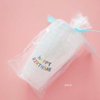 Happy Birthday Frosted Cup (Double - Sided) Frosted Cups La Vie Bien Happy Birthday Frosted Cup (Double - Sided)
