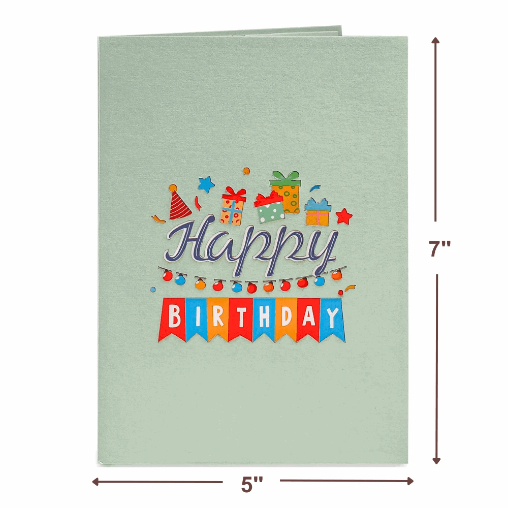Happy Birthday Ice Cream Truck Pop Up Card by Paper Love