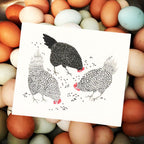 Happy Chickens Swedish Dishcloth Swedish Dishcloths La Vie Bien Happy Chickens Swedish Dishcloth
