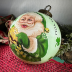 Happy Christmas Irish Santa Ornament - Handmade Gifts La Vie Bien Happy Christmas Irish Santa Ornament - Handmade