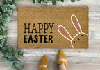 Happy Easter Bunny Doormat by Nickel Designs Custom Doormats