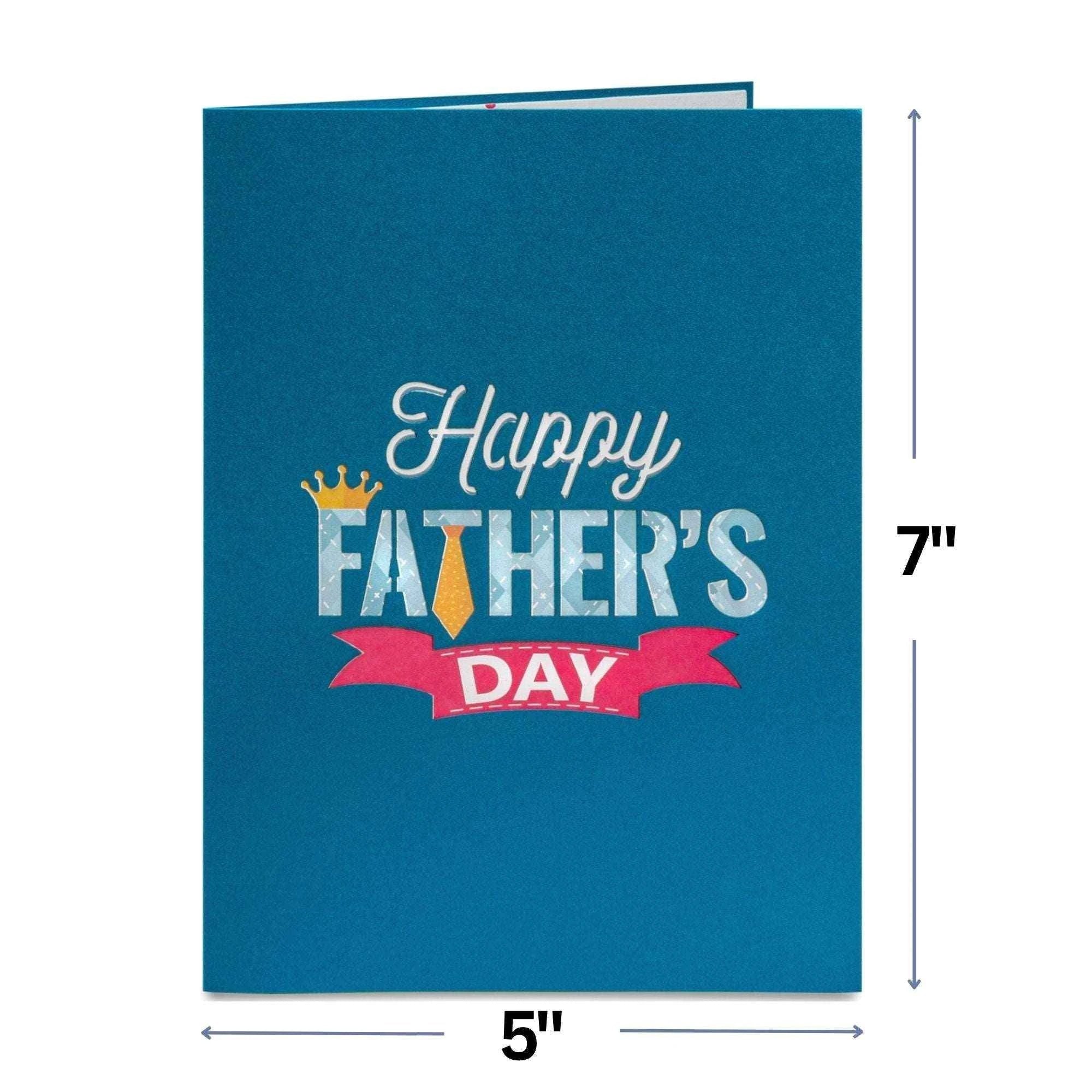 Happy Fathers Day Pop Up Card by Paper Love