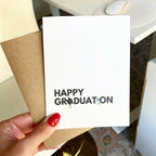 Happy Graduation Icons Card for Grad by Five Dot Post