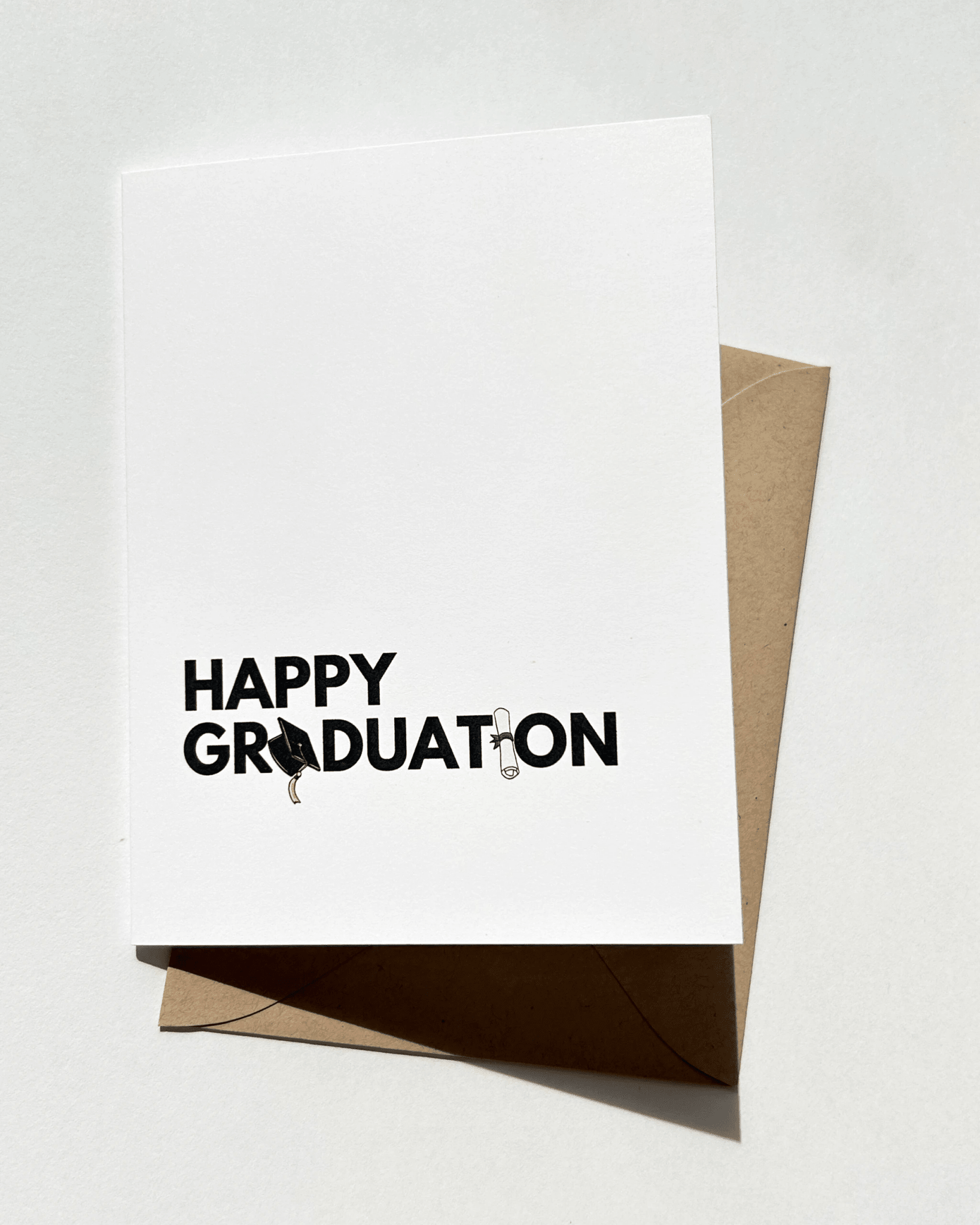 Happy Graduation Icons Card for Grad by Five Dot Post