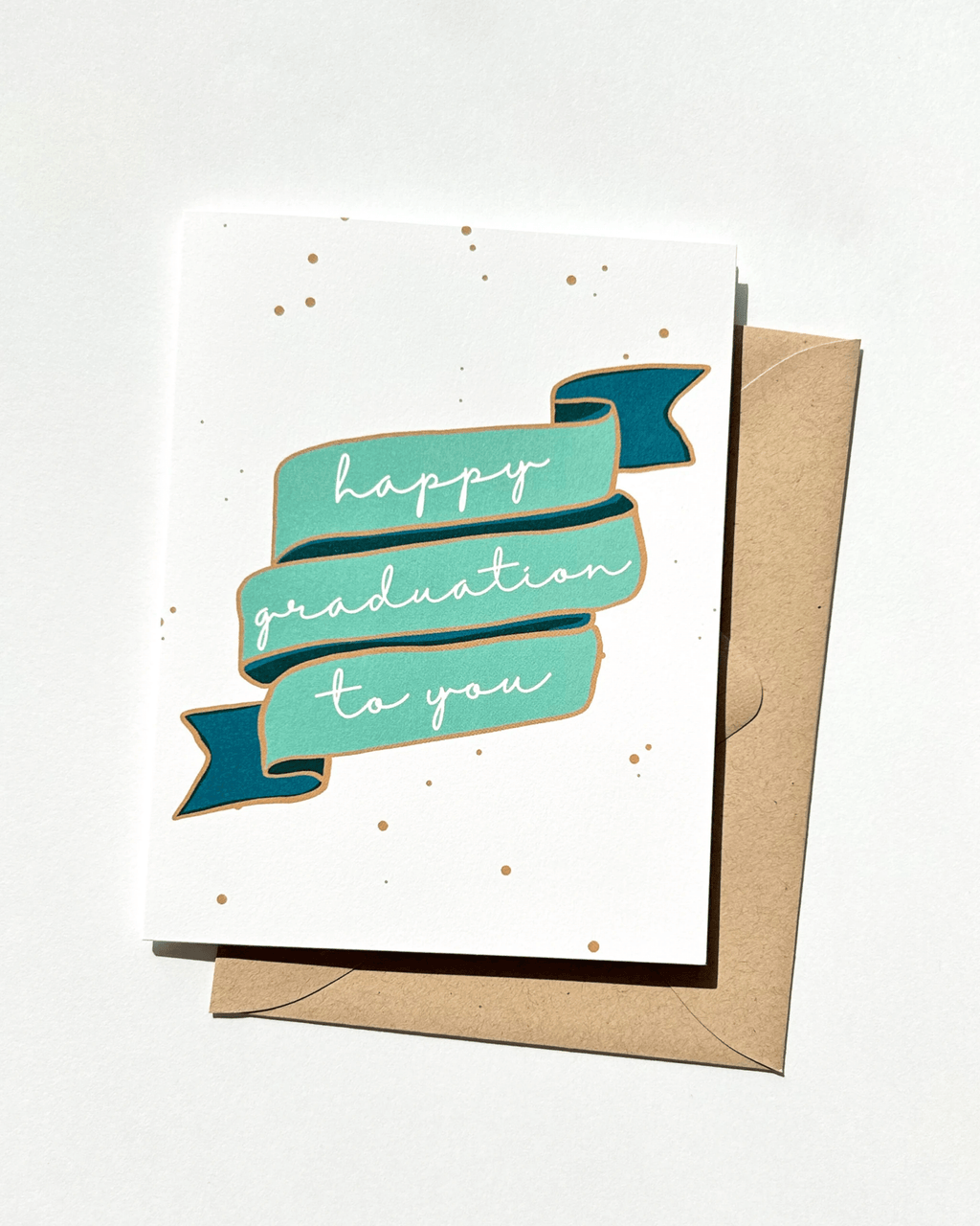 Happy Graduation To You Banner Card for Grad by Five Dot Post