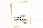 Happy Hanukkah Menorah Holiday Card by Five Dot Post