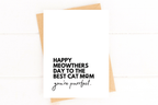 Happy Meowther's Day Cat Mom Mother's Day Card by Five Dot Post