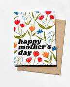 Happy Mother's Day Card Floral Mother's Day Card Modern Mother's Day Card by Five Dot Post