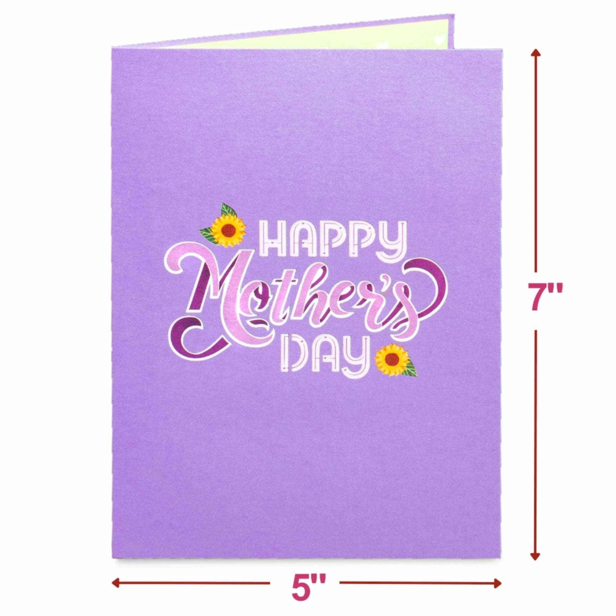Happy Mothers Day Pop Up Card by Paper Love