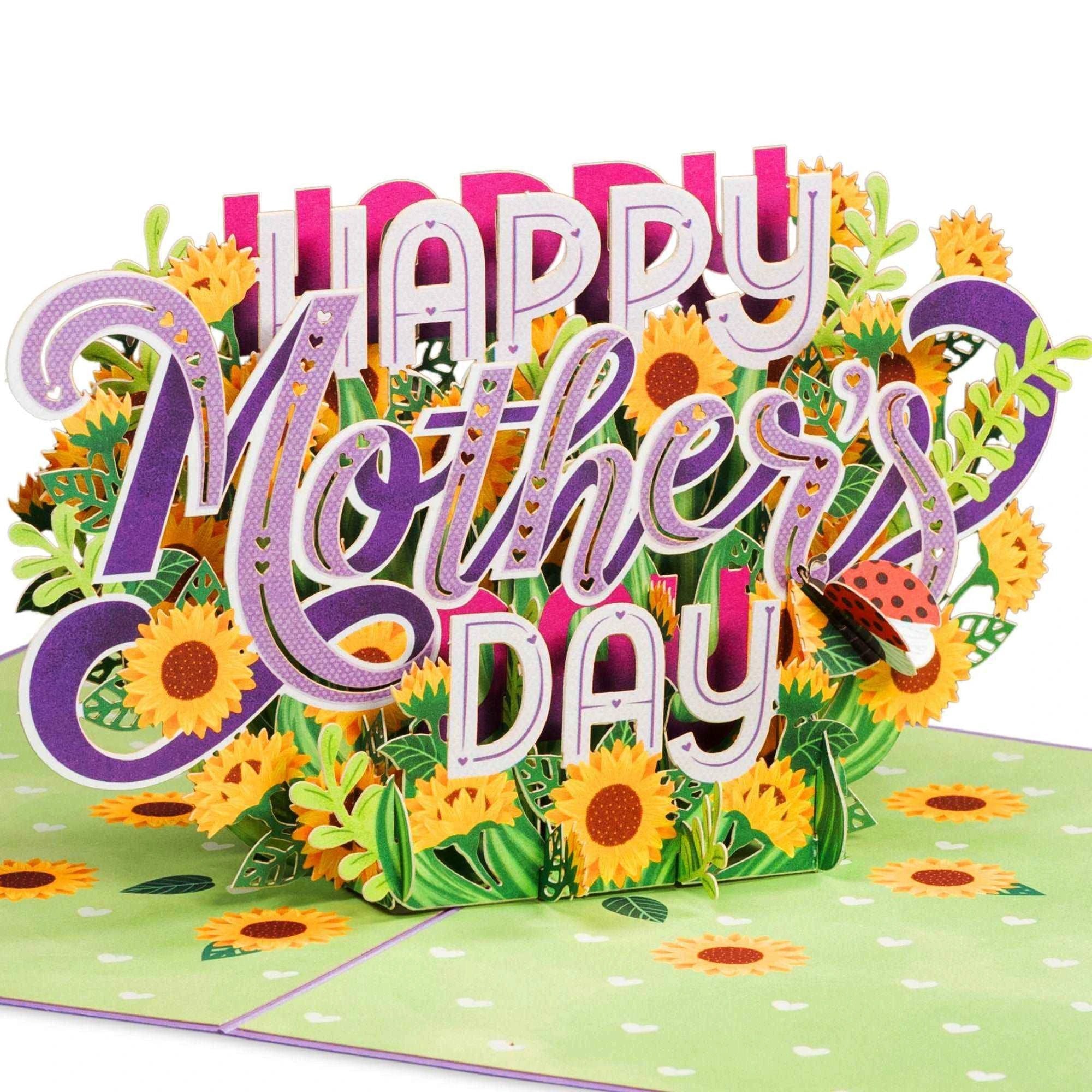 Happy Mothers Day Pop Up Card by Paper Love