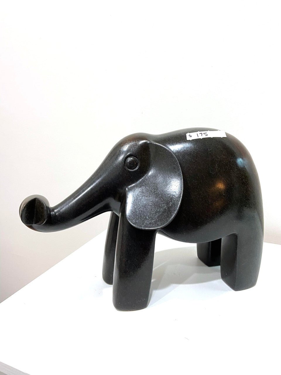 Happy Stone Elephant - One of a Kind Sculpture La Vie Bien Happy Stone Elephant - One of a Kind Sculpture