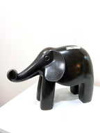 Happy Stone Elephant - One of a Kind Sculpture La Vie Bien Happy Stone Elephant - One of a Kind Sculpture