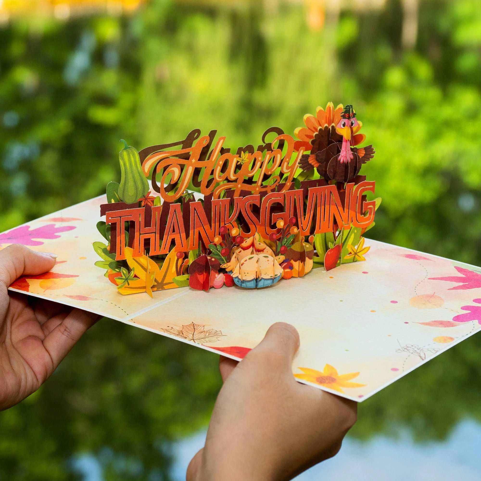 Happy Thanksgiving Friendly Pop Up Card by Paper Love
