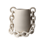 Harlowe Ceramic Chain Vessel