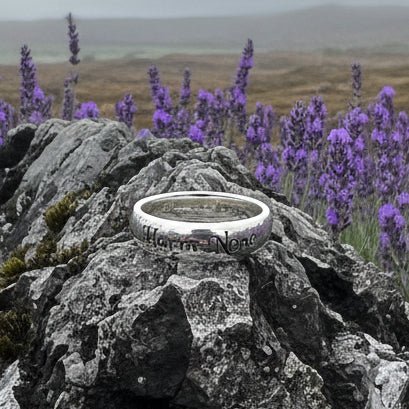 Harm None Wiccan Ring in Sterling Silver Ring La Vie Bien Harm None Wiccan Ring in Sterling Silver
