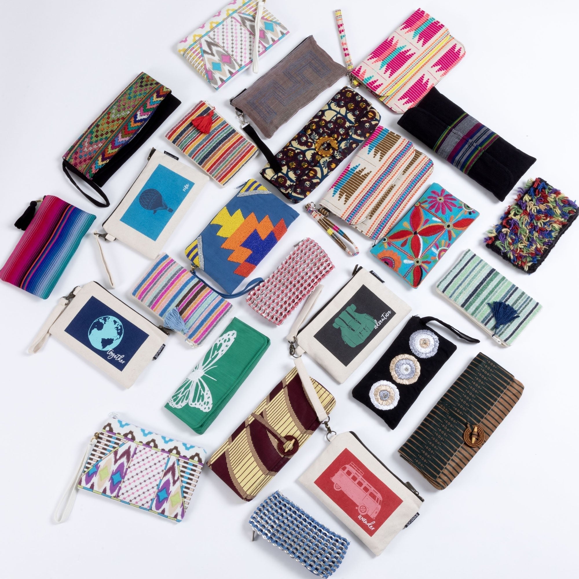 Harmonious Colors Clutch Clutch & Wallets & Coin Bags La Vie Bien Harmonious Colors Clutch