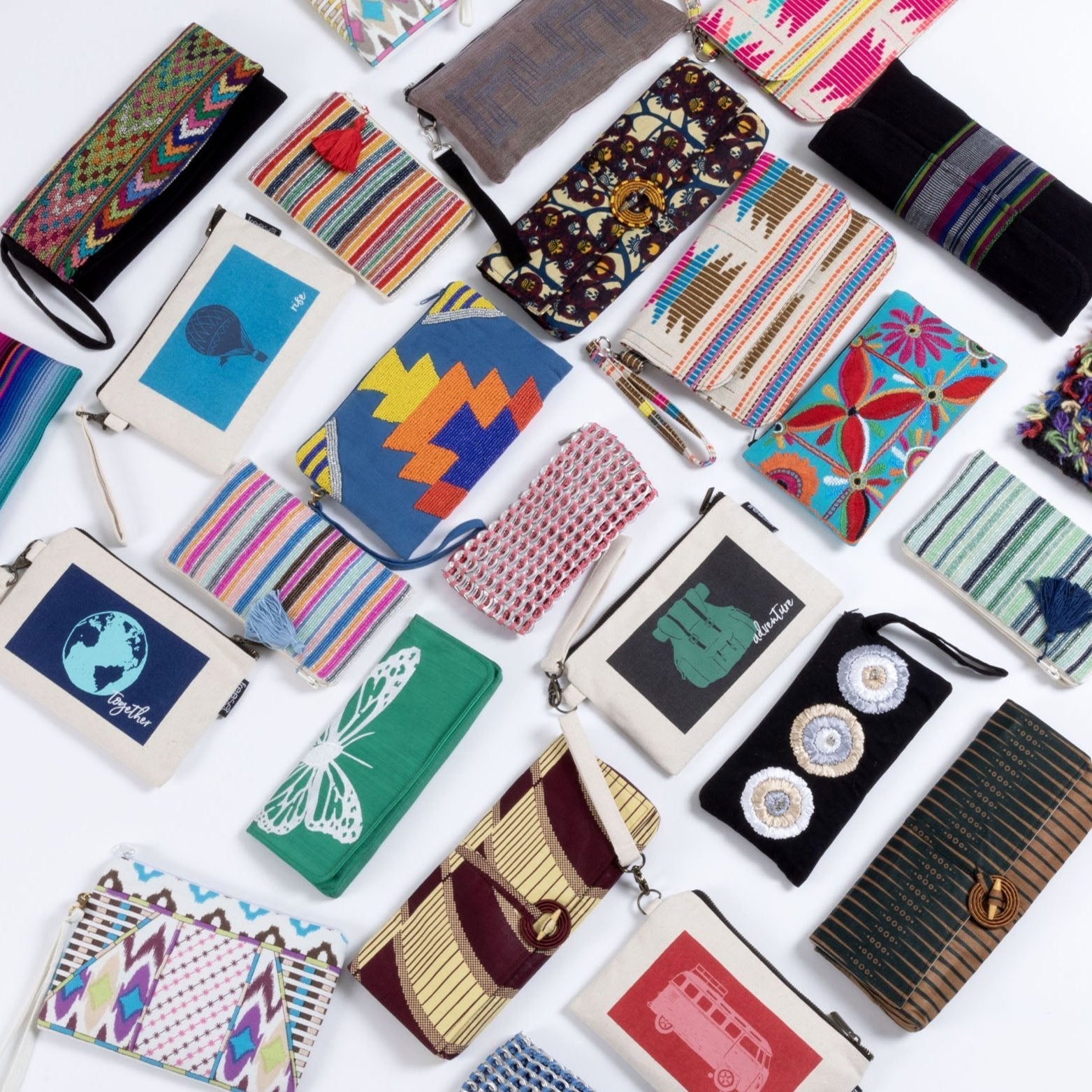 Harmonious Colors Clutch Clutch & Wallets & Coin Bags La Vie Bien Harmonious Colors Clutch