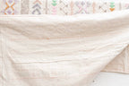 Harmonious Lavender Hand - stitched Cotton Tribal Kantha Throw