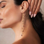 Harmony's Radiance Tourmaline Drop Earrings by Karma and Luck