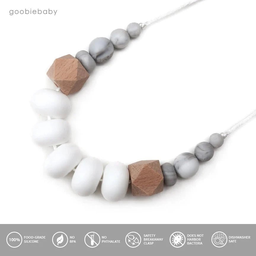 Harper Teething Necklace - 4 Colors! Baby & Toddler La Vie Bien Harper Teething Necklace - 4 Colors!