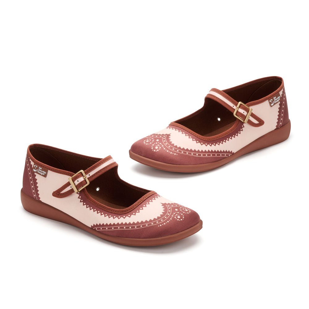 Havana Coffee Women's Mary Jane Flats Mary Jane Flats La Vie Bien Havana Coffee Women's Mary Jane Flats