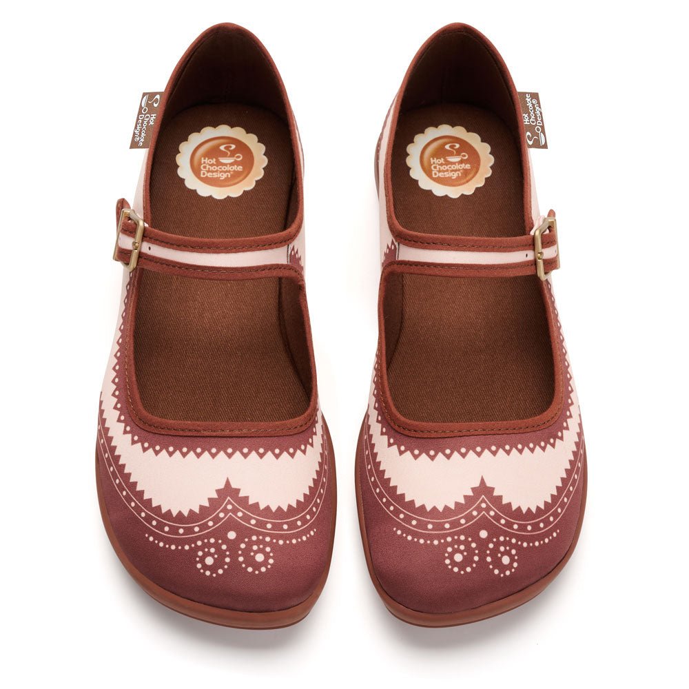 Havana Coffee Women's Mary Jane Flats Mary Jane Flats La Vie Bien Havana Coffee Women's Mary Jane Flats