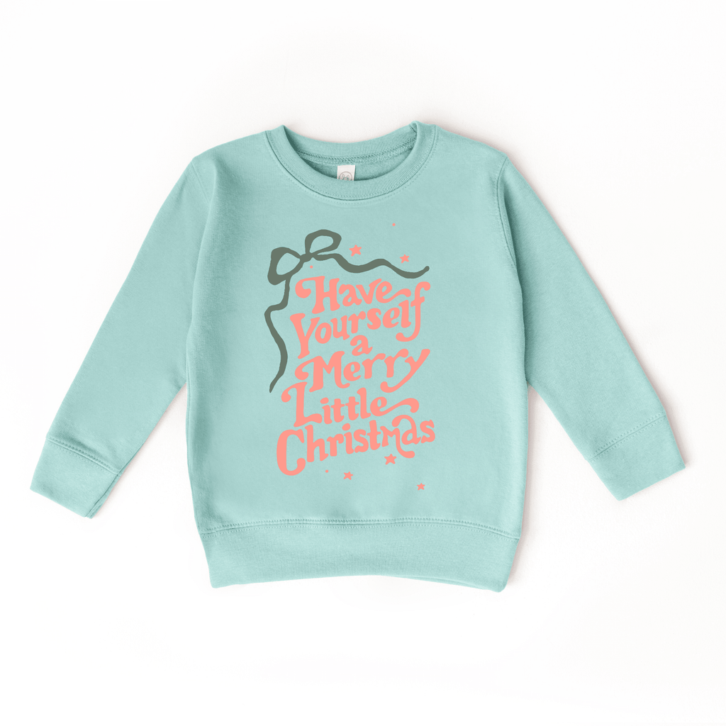 Have yourself a merry little Christmas toddler or youth Sweatshirt by Benny and Ray Apparel