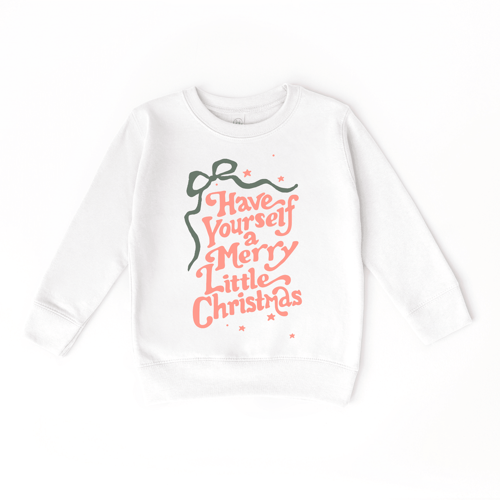Have yourself a merry little Christmas toddler or youth Sweatshirt by Benny and Ray Apparel