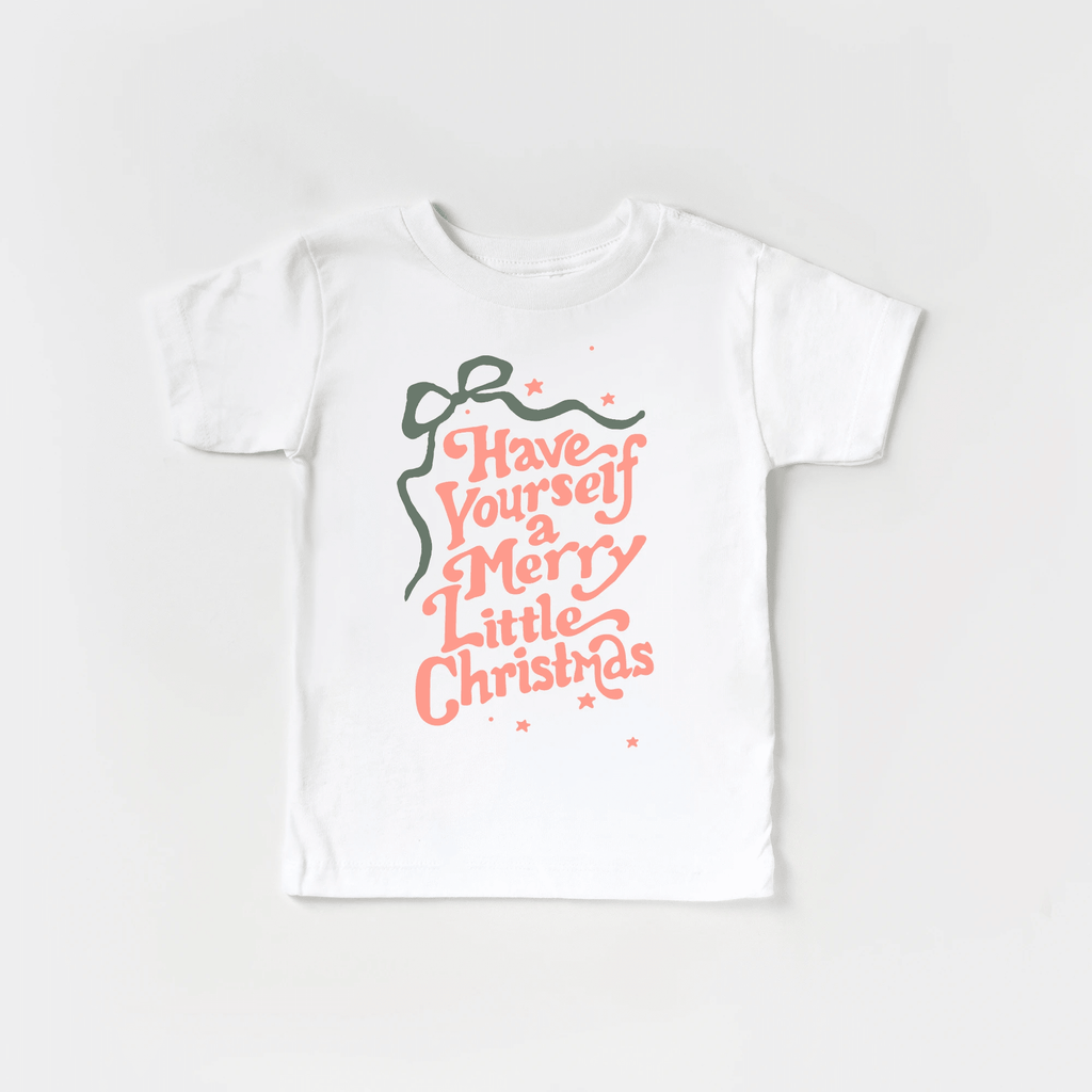 Have Yourself a Merry Little Christmas toddler or youth tee shirt by Benny and Ray Apparel