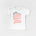Have Yourself a Merry Little Christmas toddler or youth tee shirt by Benny and Ray Apparel