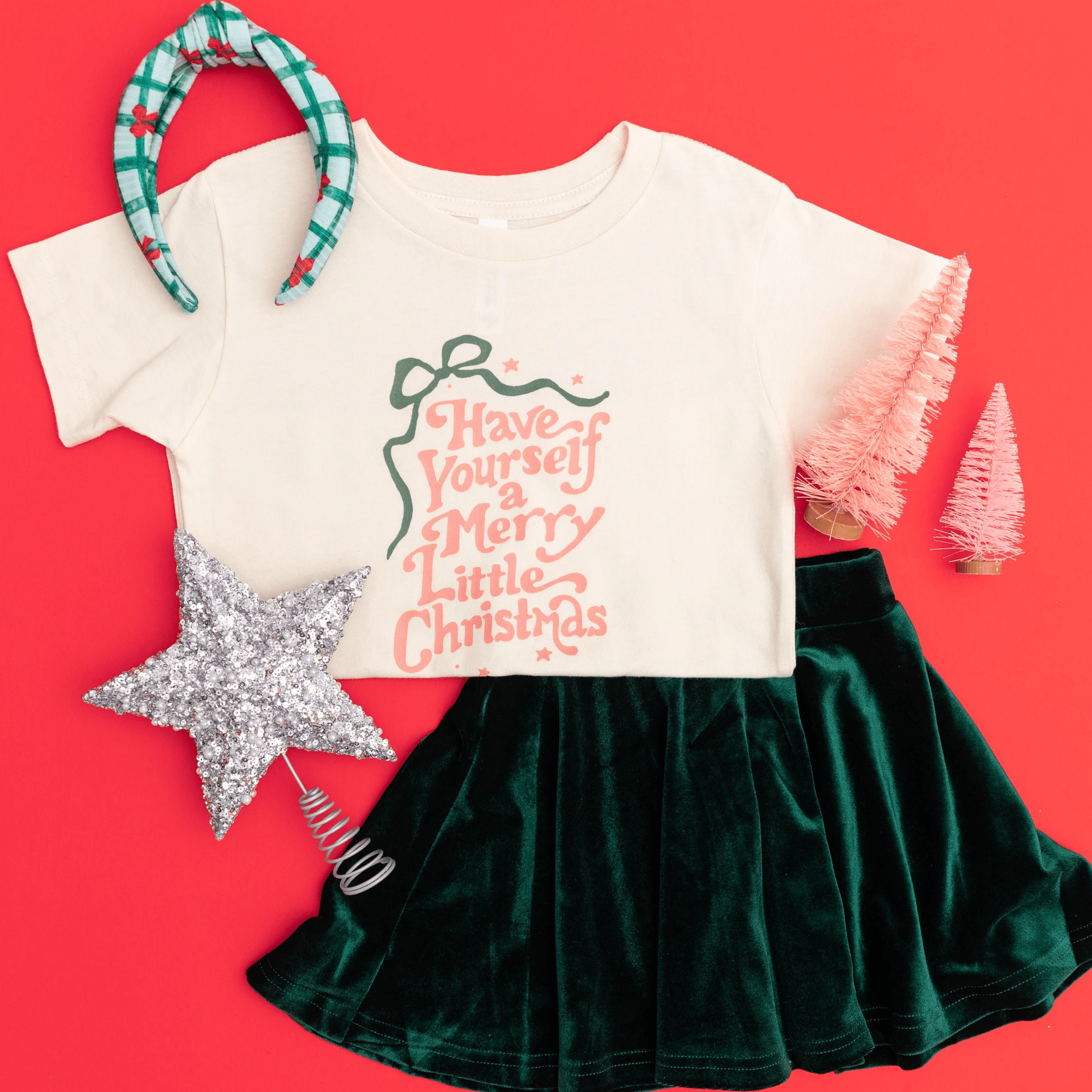 Have Yourself a Merry Little Christmas toddler or youth tee shirt by Benny and Ray Apparel